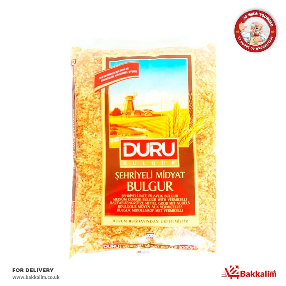 Duru 1000 Gr Medium Coarse Bulgur With Vermicelli
