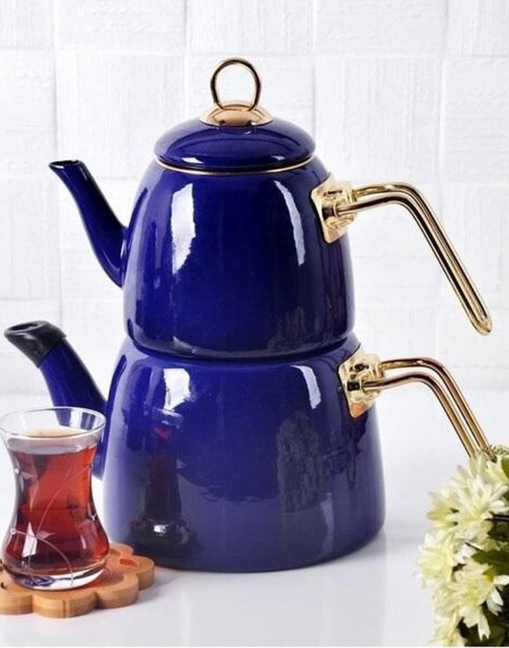 Elite Class Tea Pot Navy Blue