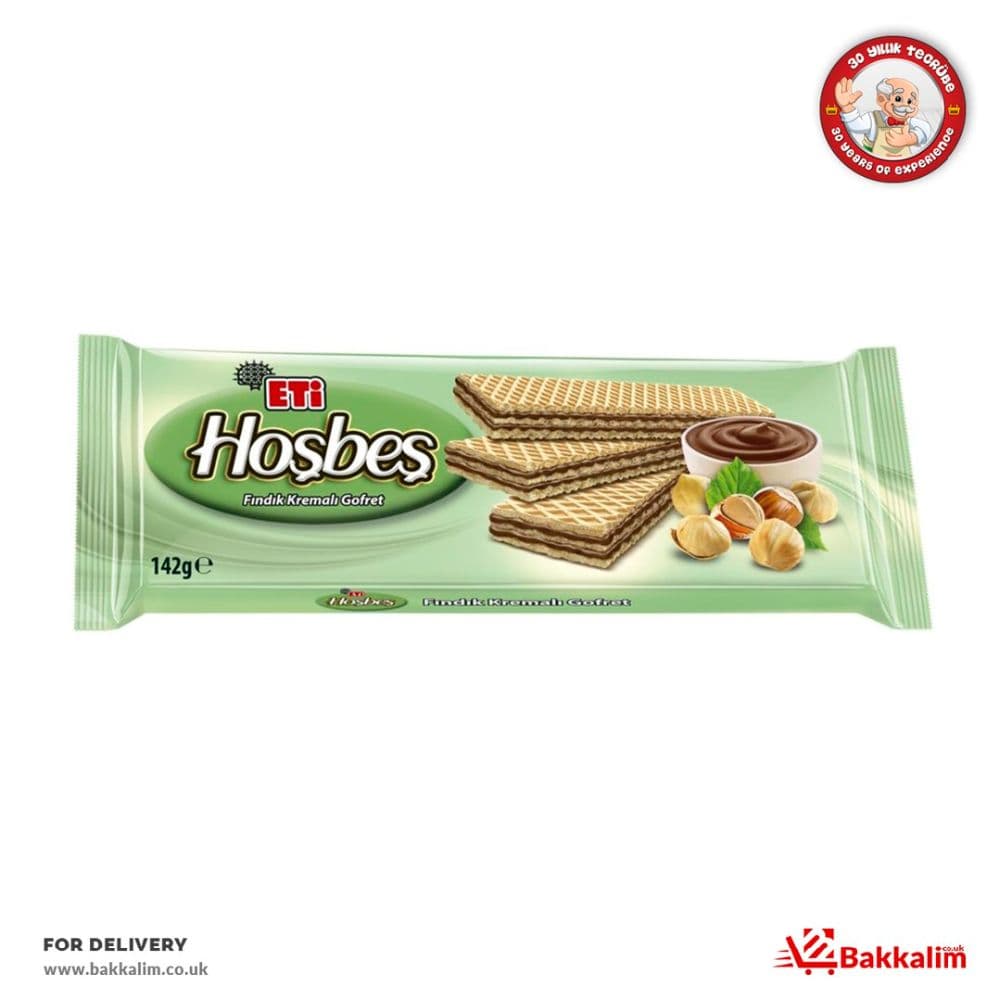 Eti 142 Gr Hosbes Hazelnut Cream Wafer