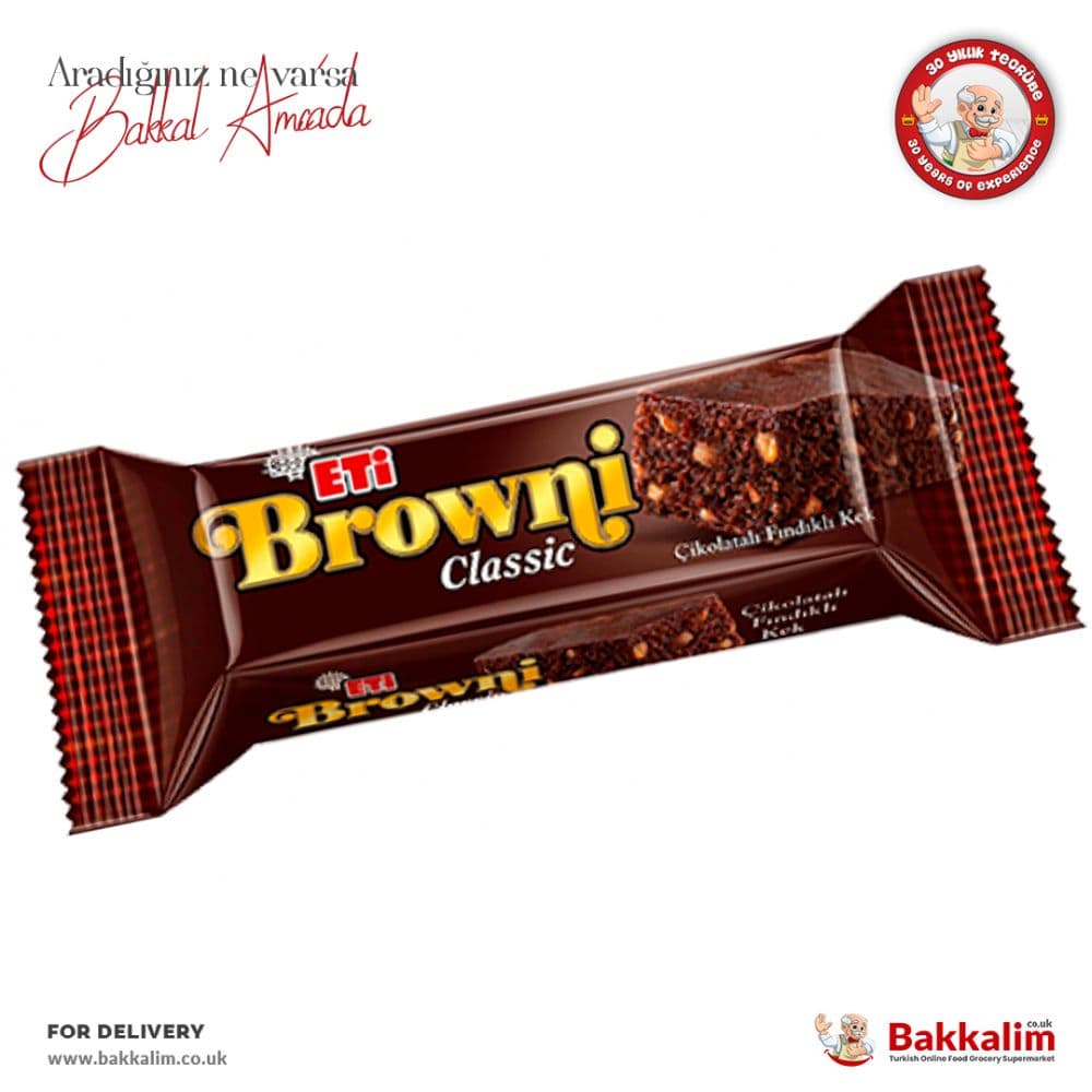 Eti Browni Classic Cake With Chocolate And Hazelnut 40 G