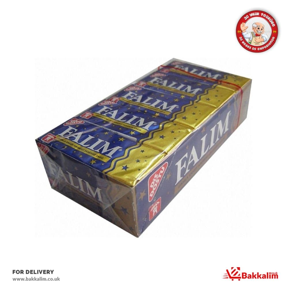 Falim 5 Pcs 20 Pack Mastic Aromated Sugar Free Chewing Gum