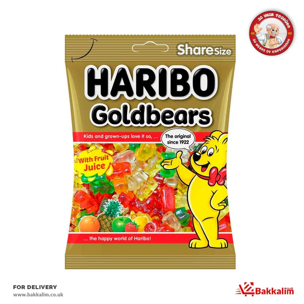 Haribo 80 Gr Gold Bear Fruit Mix Helal