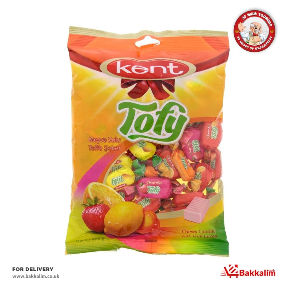 Kent 375 Gr Tofy Assortment Of Chewy Candies With Fruit Juices