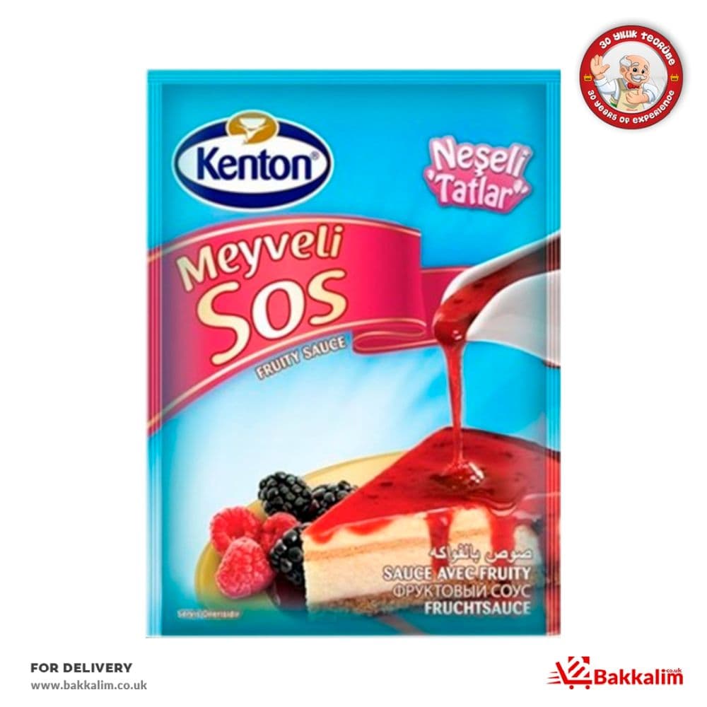 Kenton 80 Gr Fruity Sauce (Black Currant And Strawberry)