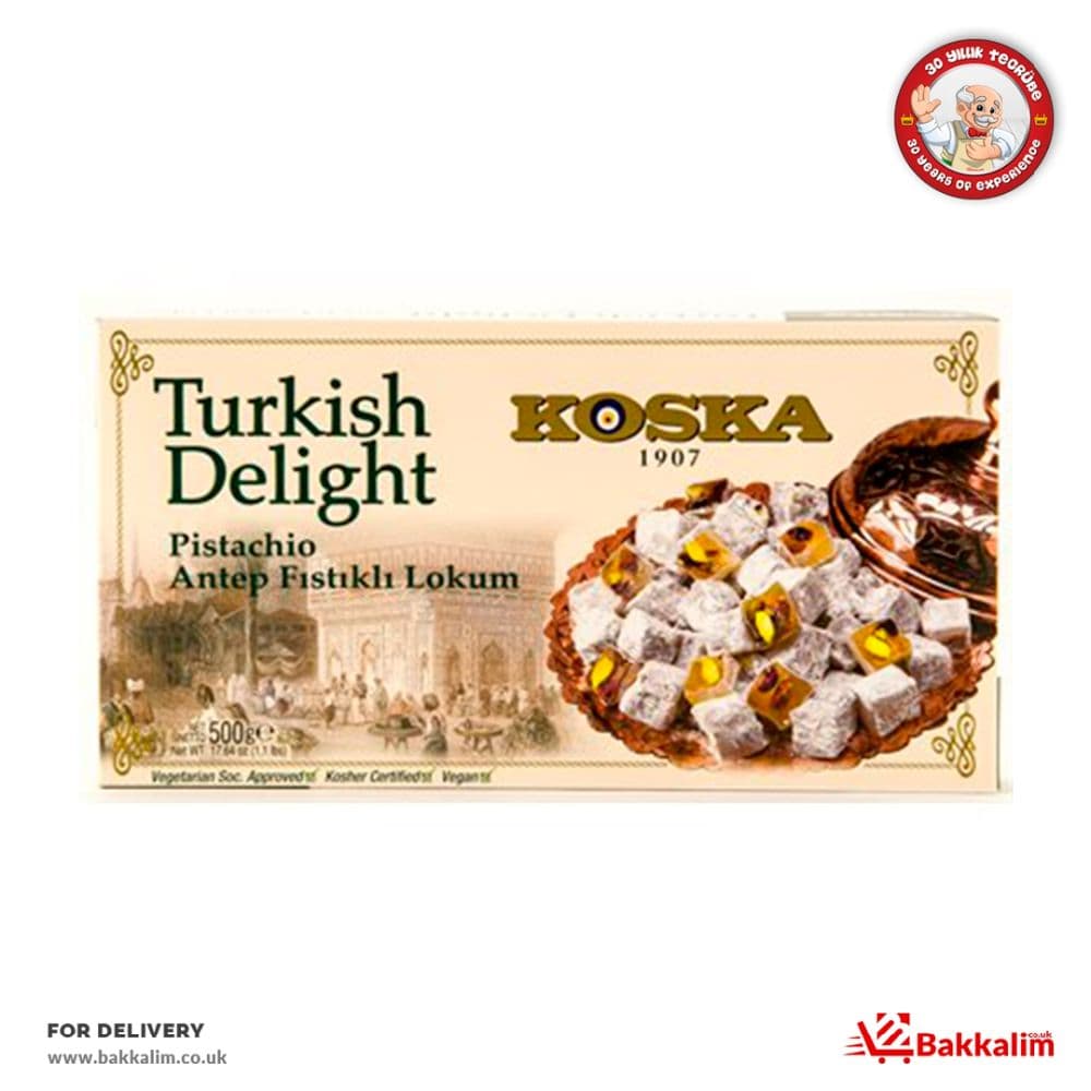 Koska 500 Gr Turkish Delight With Pistachio