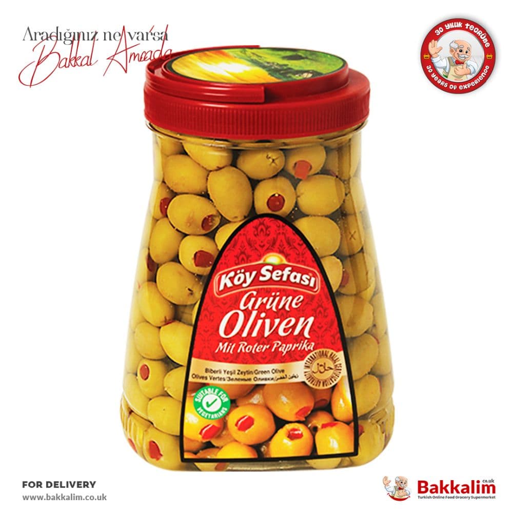Koy Sefasi 1260 Gr Stuffed Red Pepper With Green Olives
