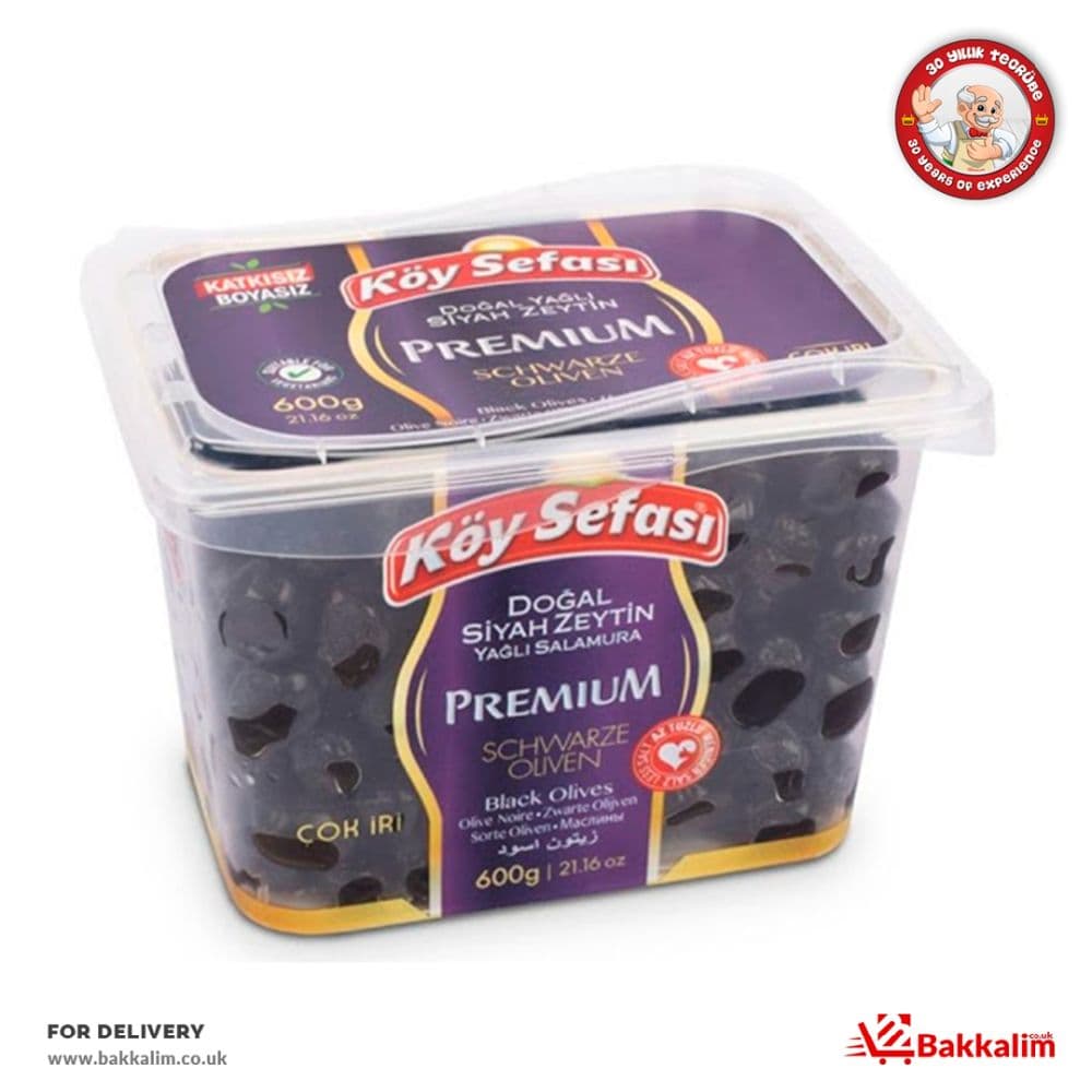 Koy Sefasi 600 Gr Premium Black Olives