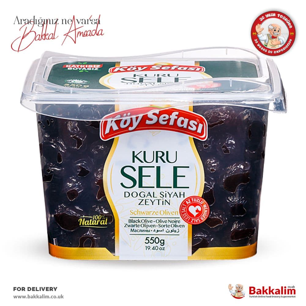Koy Sefasi N550 G Natural Black Olive Kuru Sele