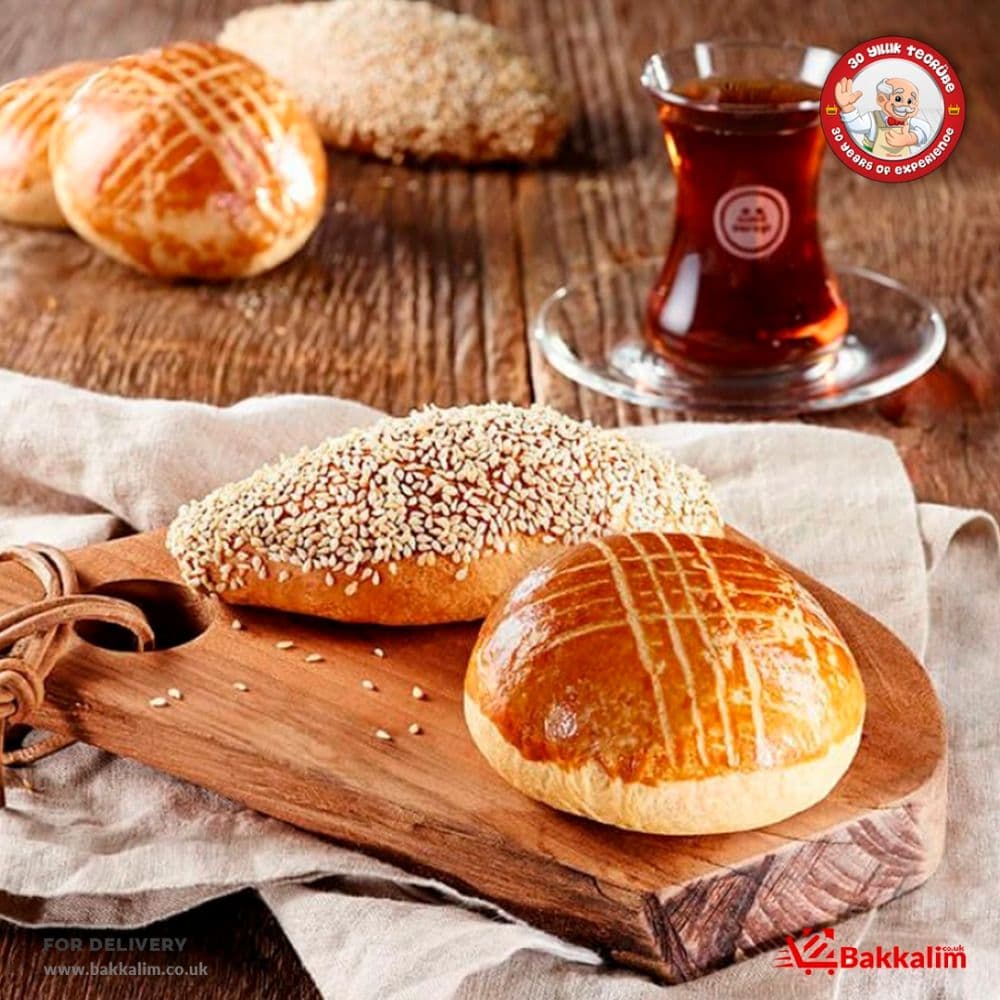 Maun 400 Gr 8 Pcs  Plain Buns