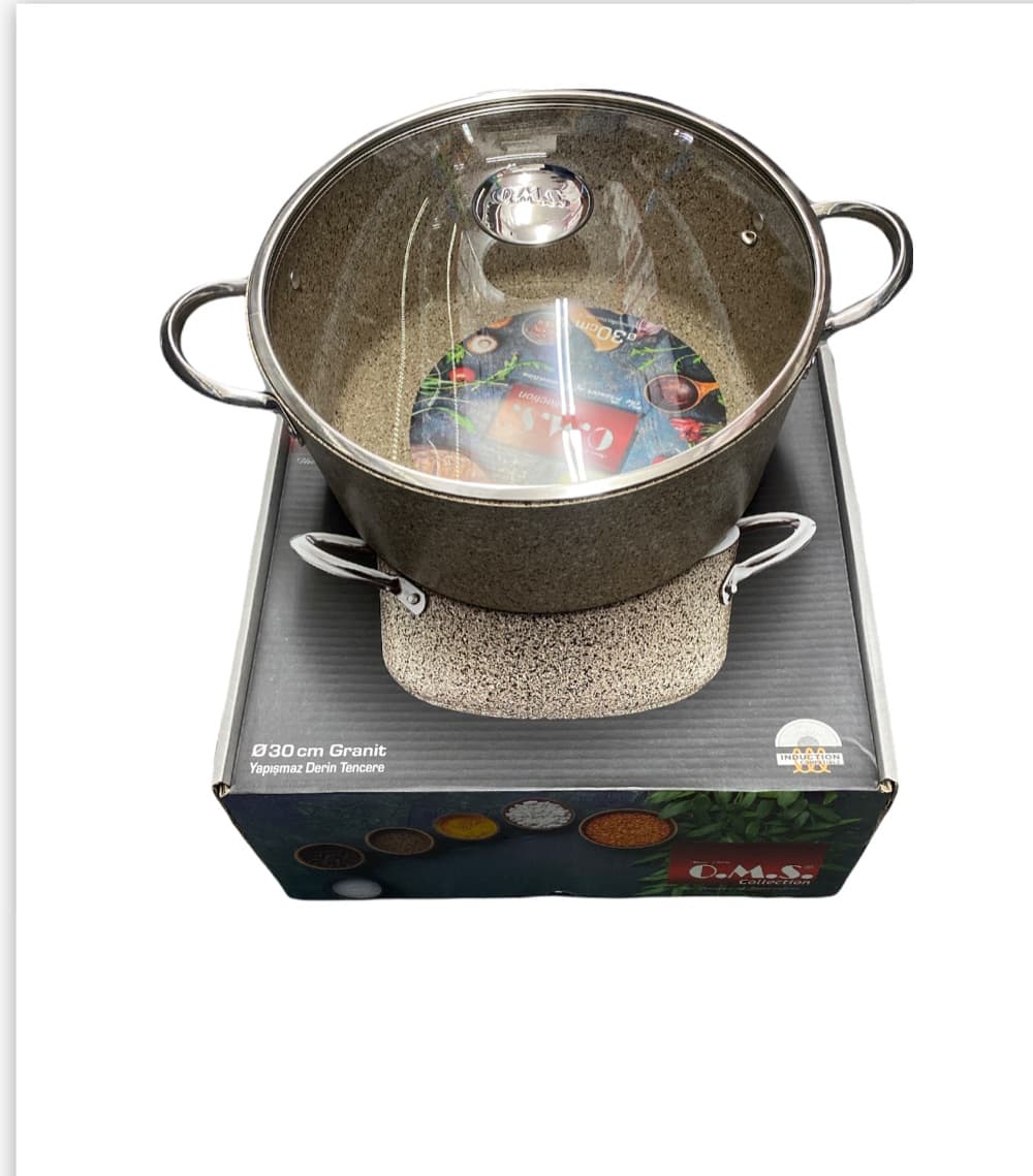 Oms Granit Non Stick Caaserole 30cm