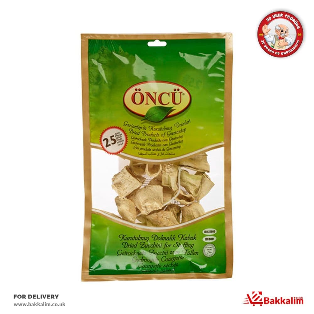 Oncu 25 Pcs Dried Zucchini