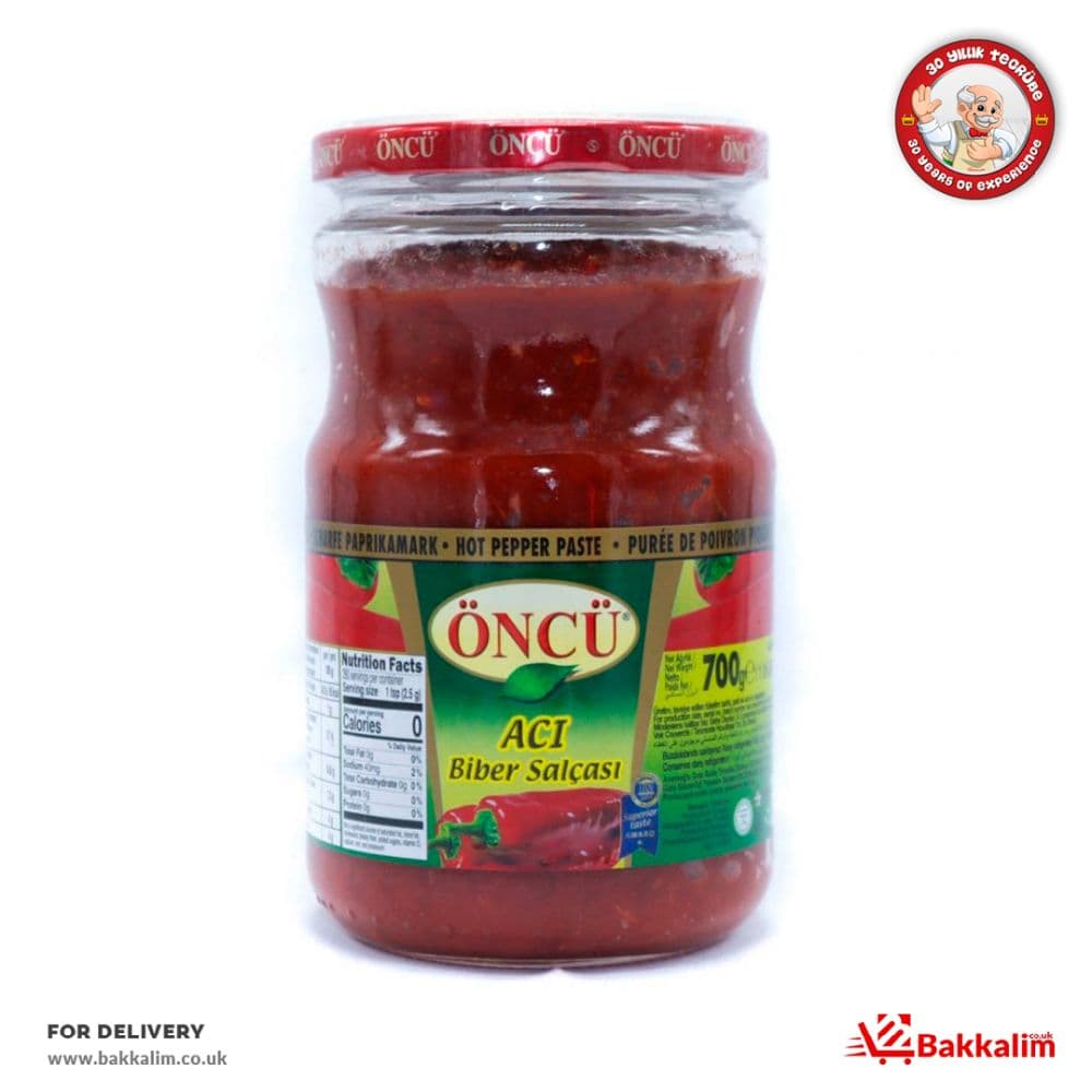 Oncu 700 Gr Hot Pepper Paste