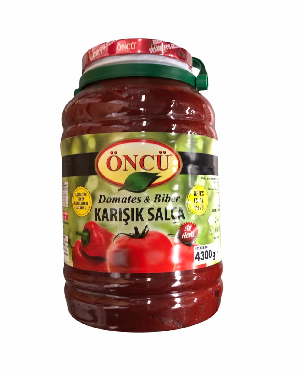 Oncu Tomatoes And Pepper Mix Paste Mild Spice 4300g