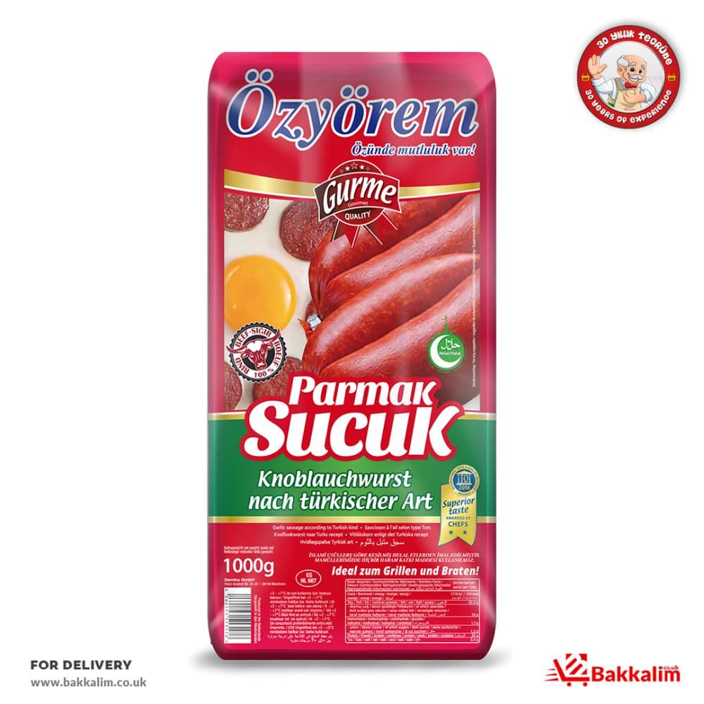 Ozyorem 1000 Gr Turkish Finger Sucuk