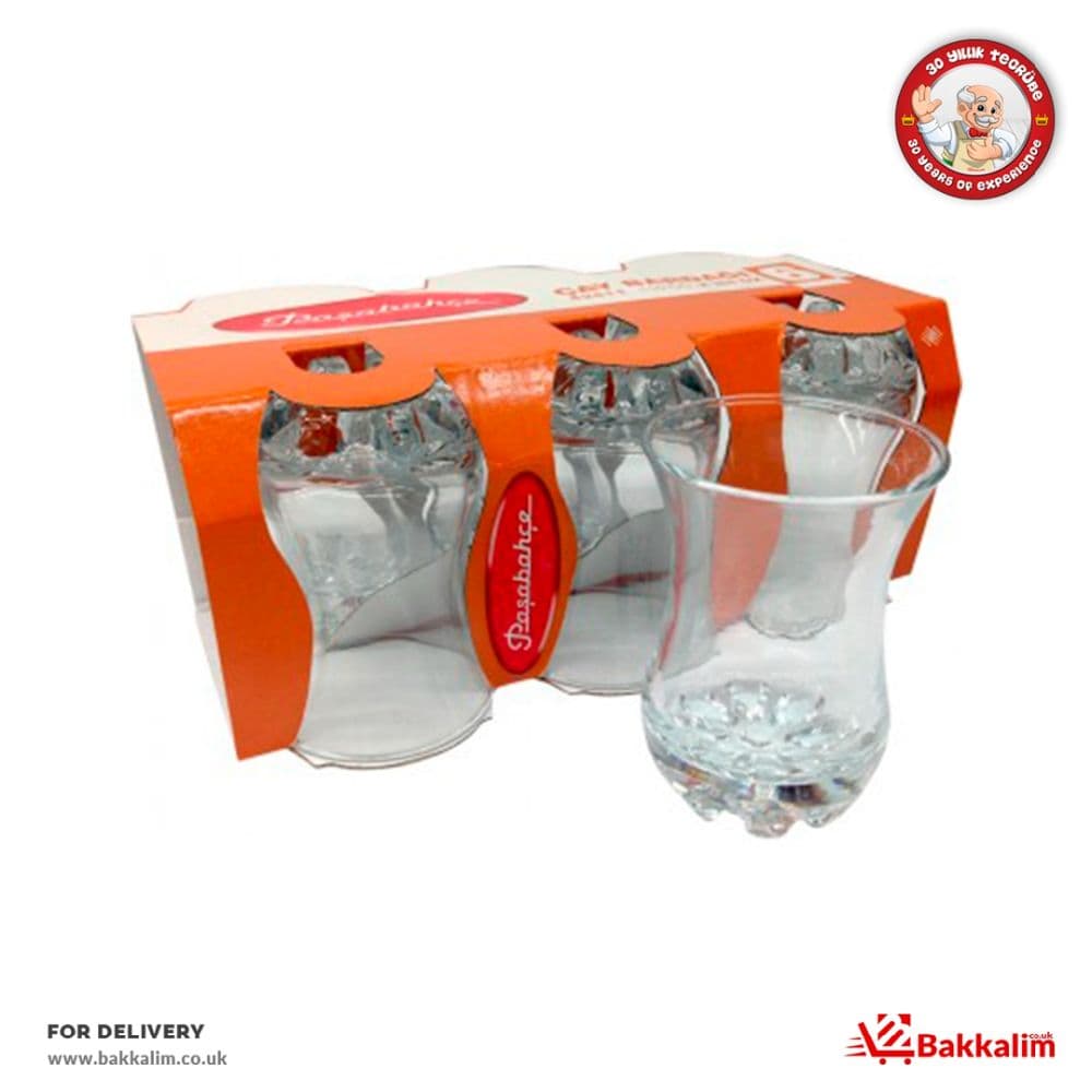 Pasabahce 6 Pcs  Turkish Tea Glasses