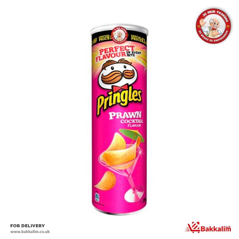 Pringles 200 Gr Prawn Cocktail Flavour