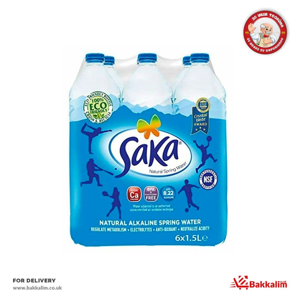 Saka PH 8,22 6x Natural Mineral Water 1500 Ml