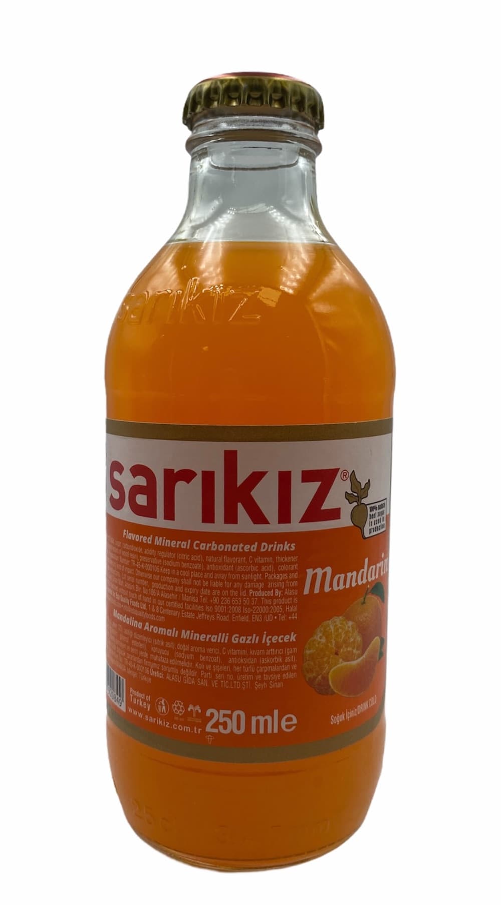 Sarikiz Manderiene Flavored Spring Water 200 Ml