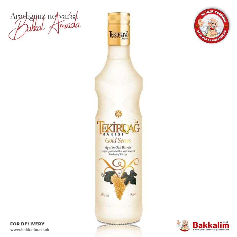 Tekirdag Rakisi Gold 35 Cl Gold Series