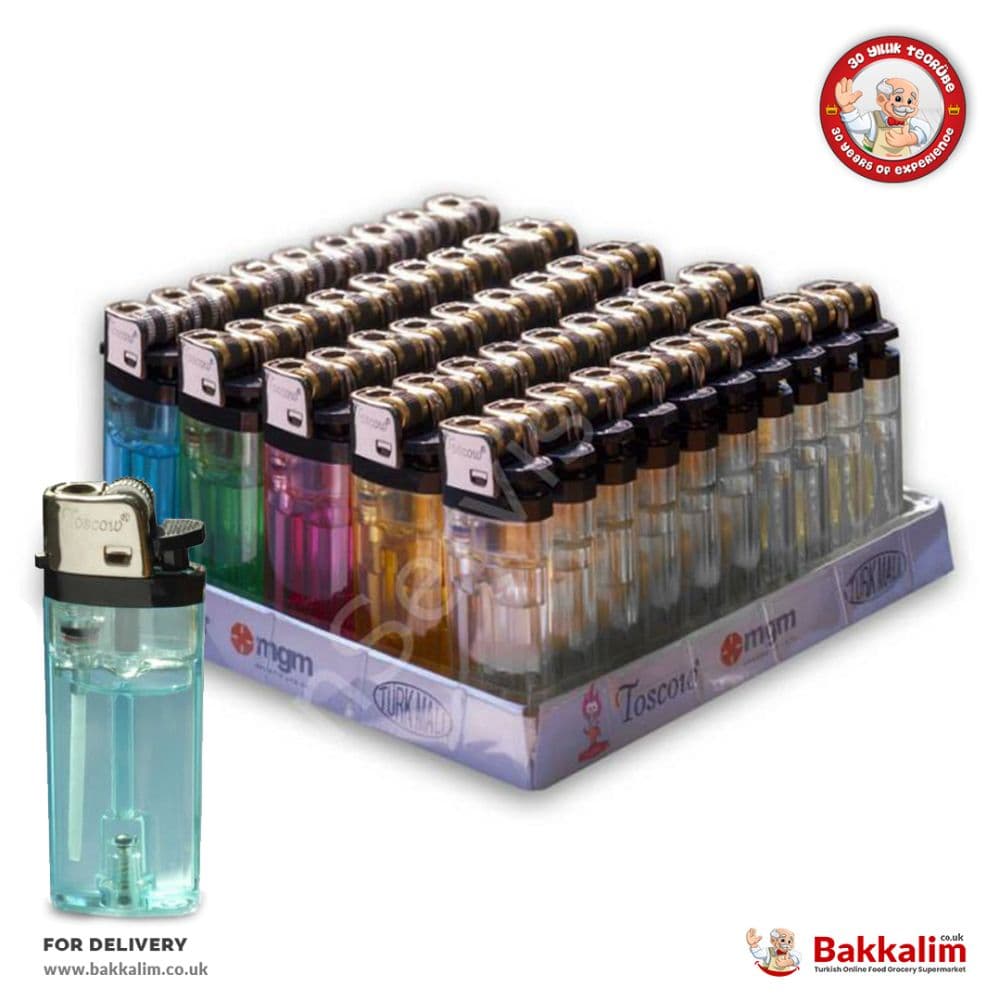 Toscow 50 Pcs Colorful Lighters