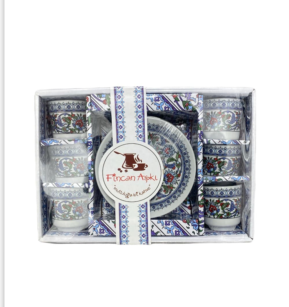 Turkish Authentic 6 Turkish Coffea Set
