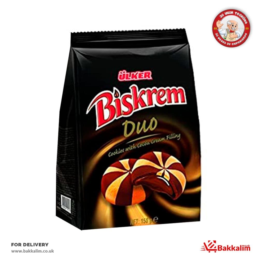 Ulker 150 Gr Biskrem Duo Cookies With Cocoa Cream Filling