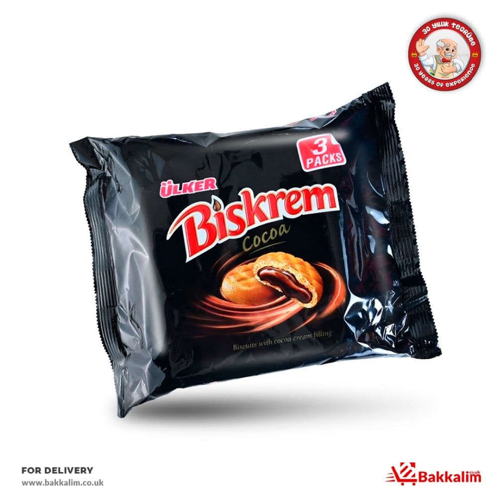 Ulker 300 Gr 3 Pcs Biskrem Cocoa