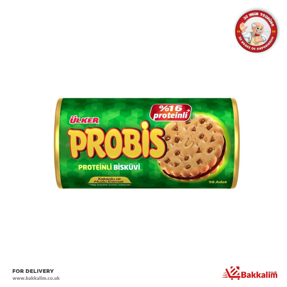 Ulker 280 Gr Probis Cocoa And Banana Cream Protein Biscuits