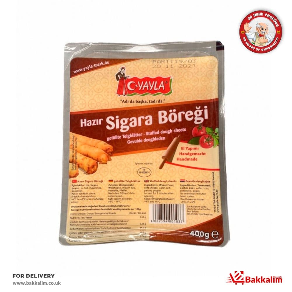 Yayla 400 Gr Stuffed Sough Sheets