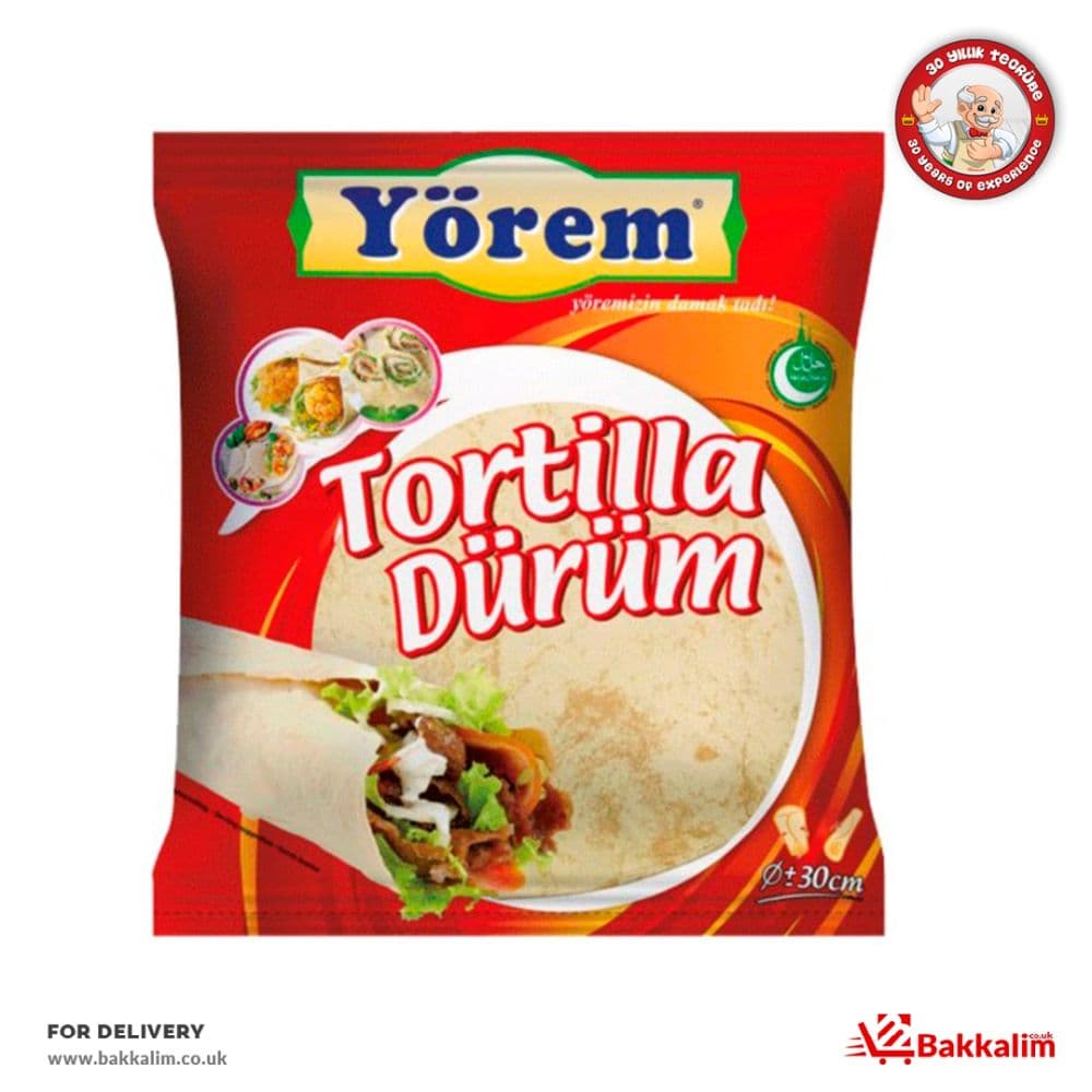 Yorem 12cm X 30cm 1000 Gr Tortilla Wrap Bread