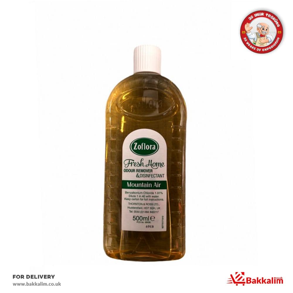 Zoflora 500 Ml Fresh Home Odour Remover And Disinfectant Mountain Air