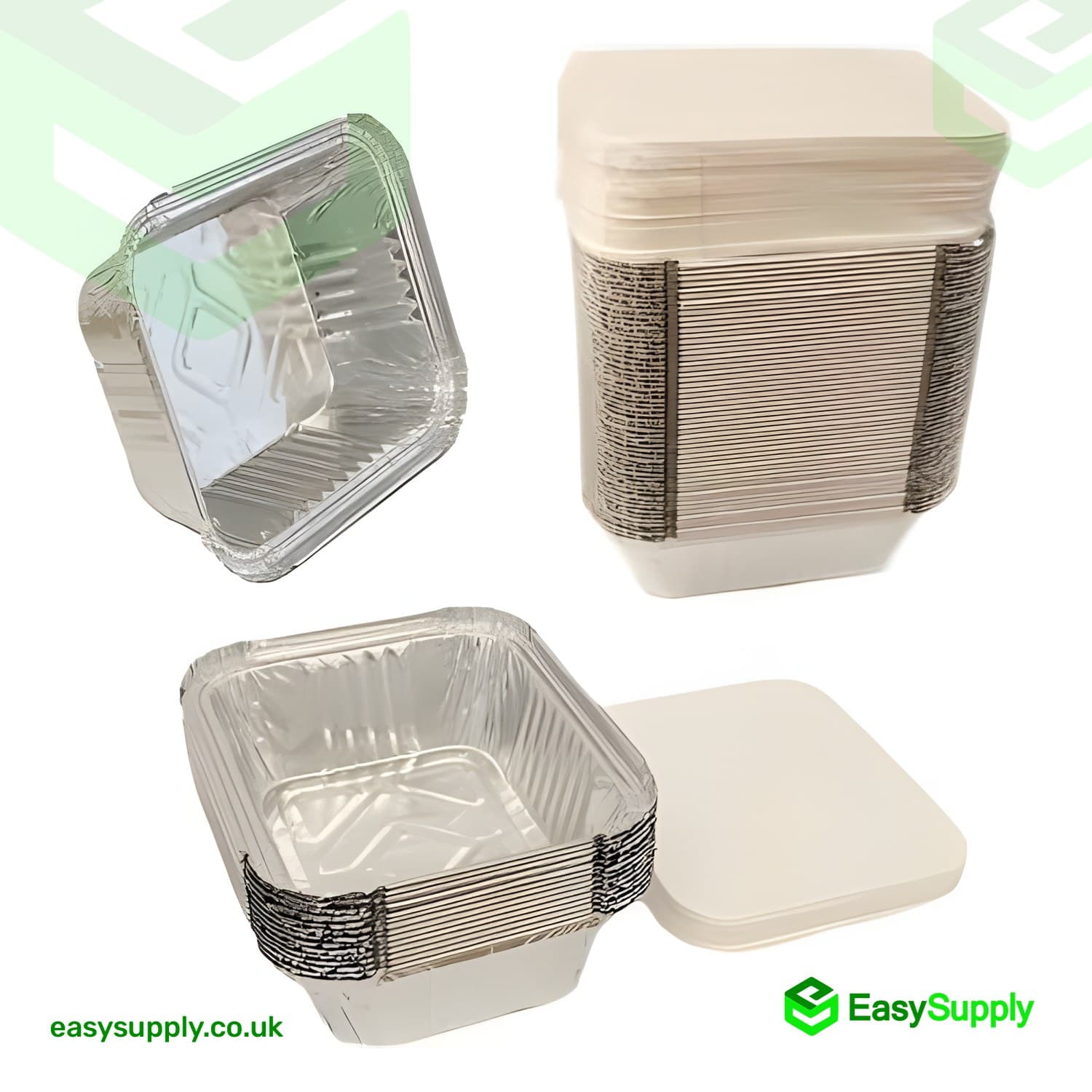 No.1 Heavy Poly Coated Foil Containers Lids