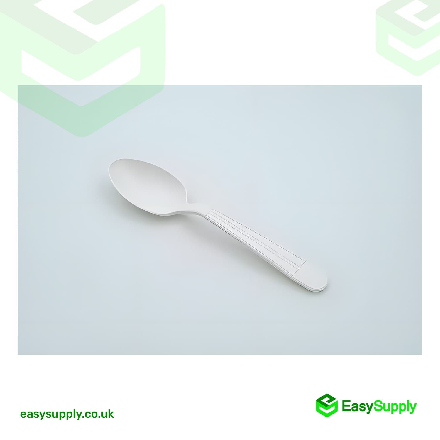 PP White Spoon Heavy Duty - Reusable 180mm 