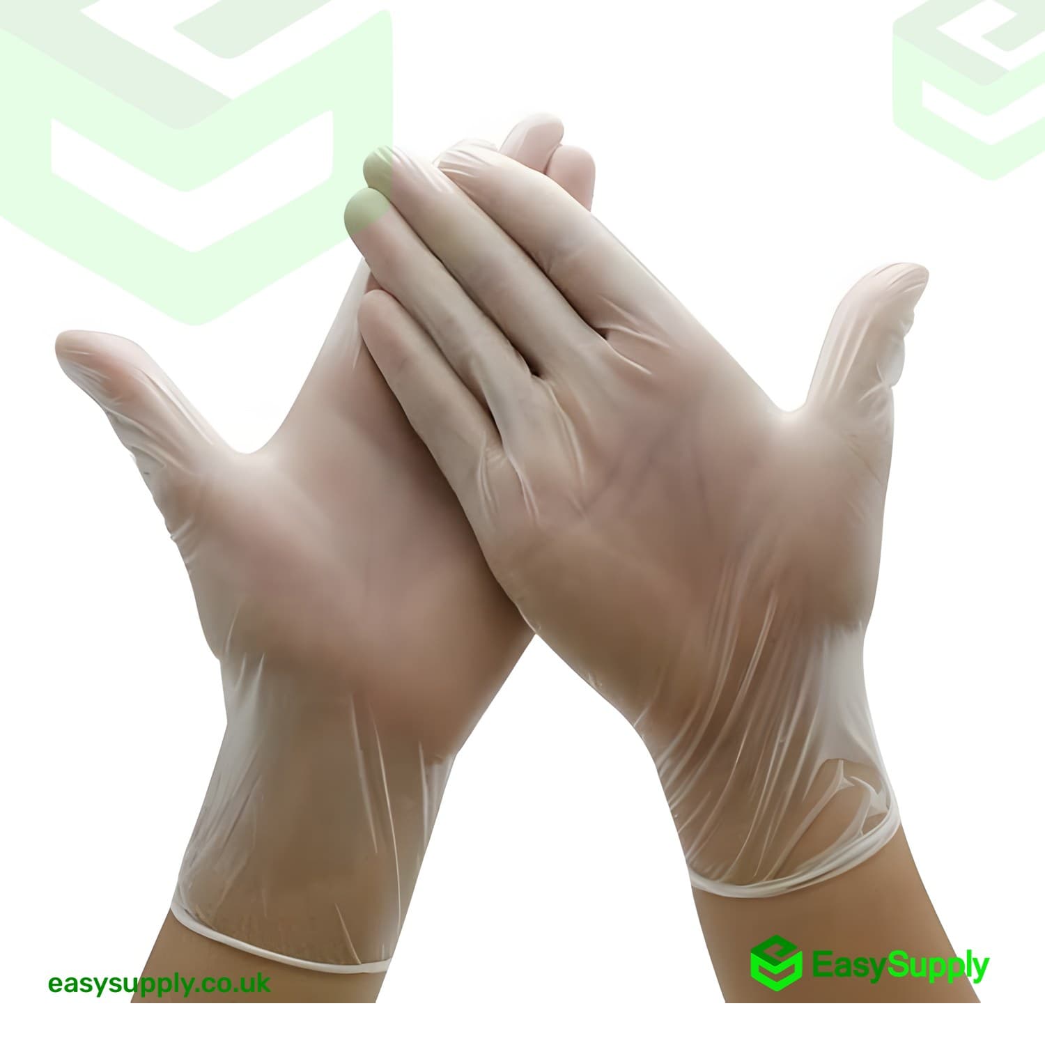 Small Clear Vinyl Powder Free Gloves