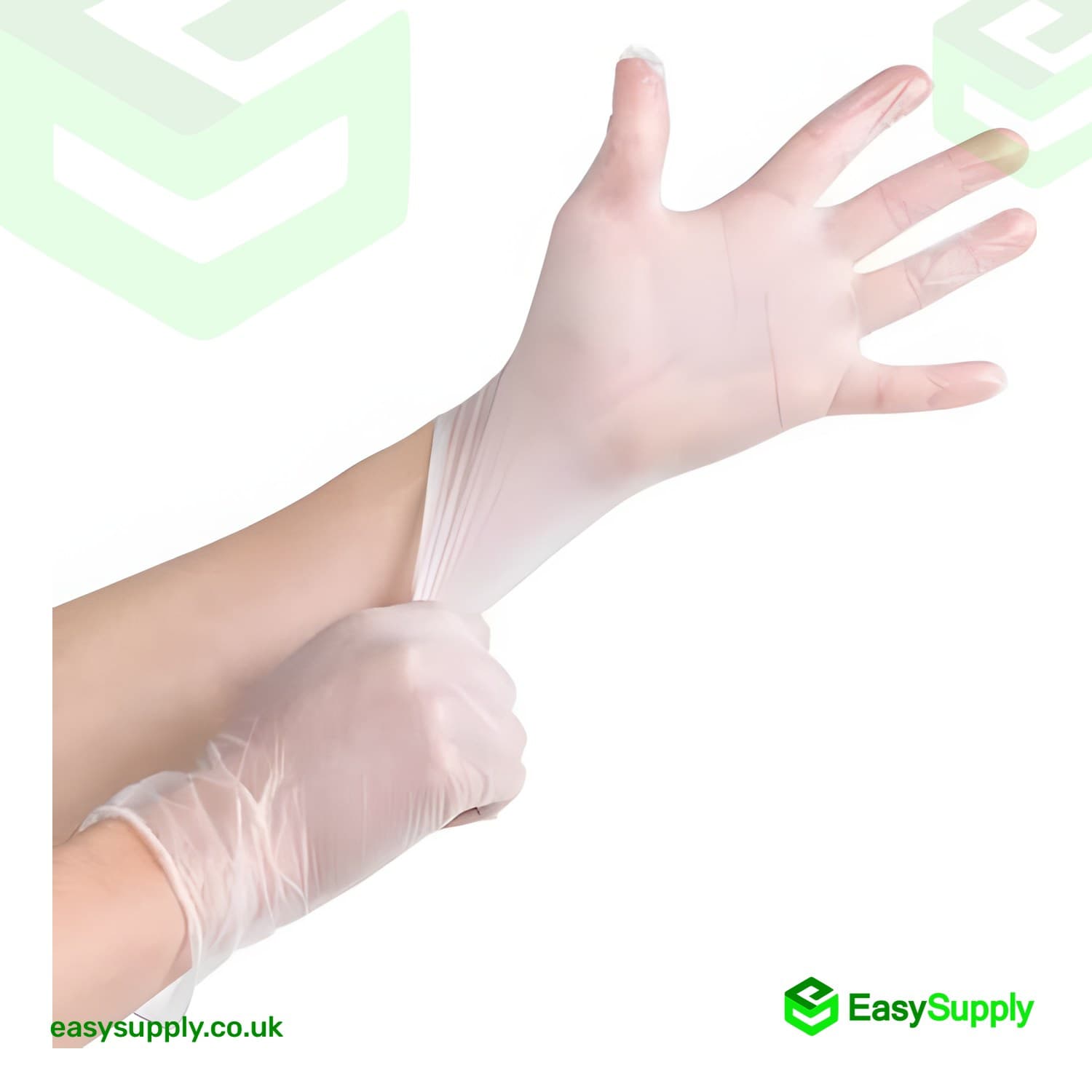 Medium Clear Vinly Powder Free Gloves