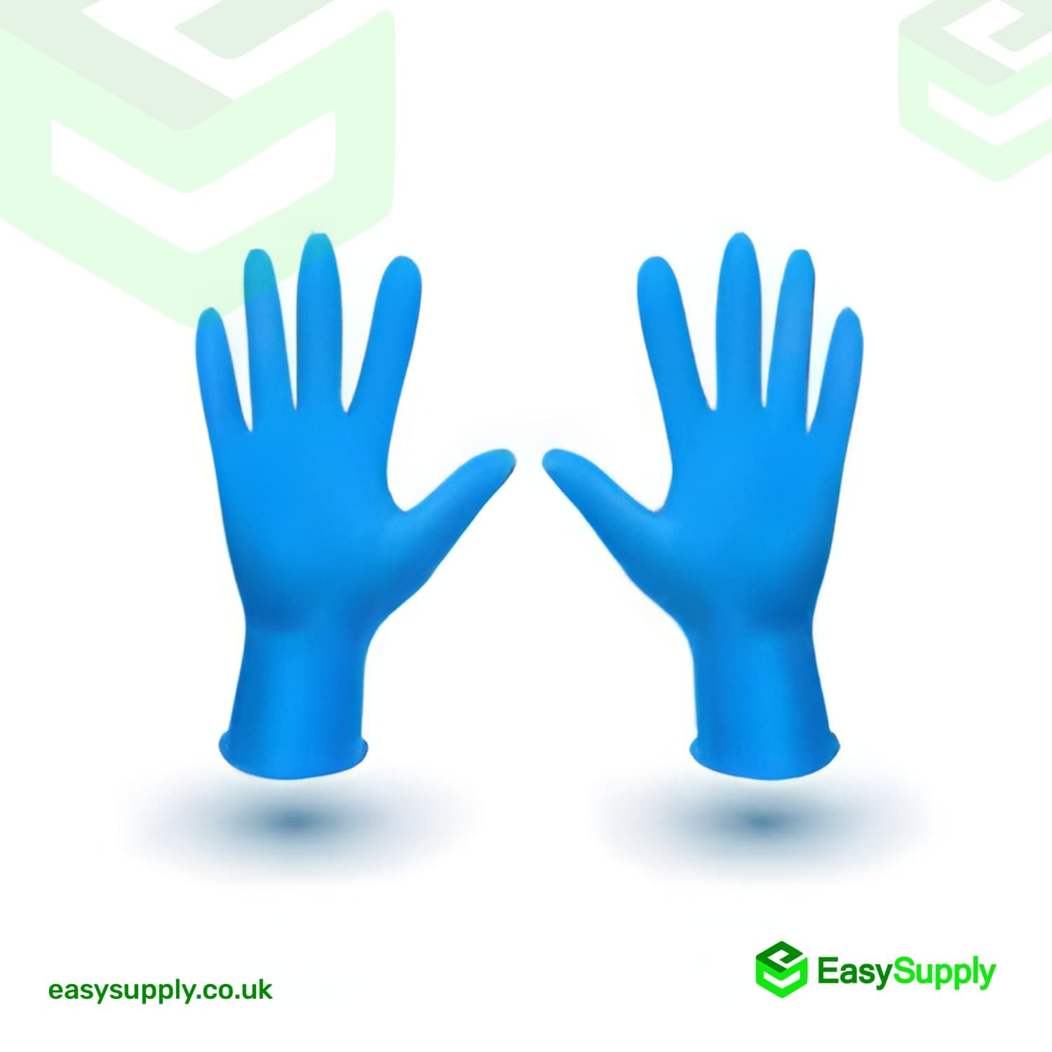 Small Blue Vinyl Powder Free Gloves