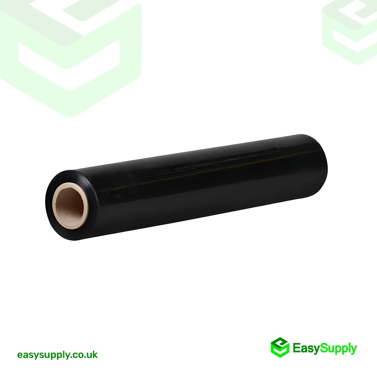 Pallet Wrap Black Opaque Very Tacky 25 Micron 500mm Standard Core 6 Roll