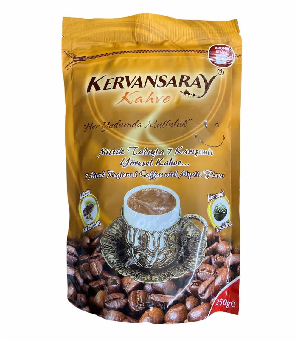 Kervansaray 7 Mixed Regional Coffee With Cardamom And Terebinth Flavoured 250g